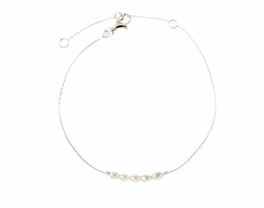 Coco Pearl Bracelet - Sterling Silver